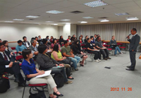 Palestra explicativa realizada em 2010